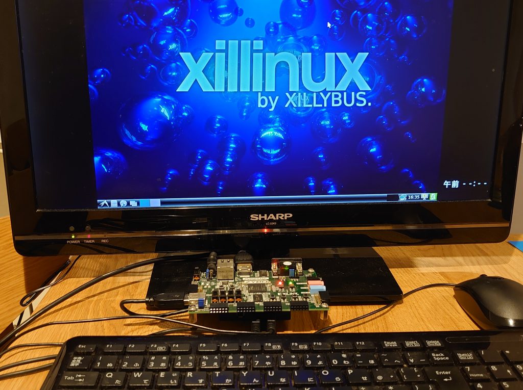 【FPGA】Windows10環境でZyboにGUI Linux(Xillinux)を入れて立ち上げてみる（その2：イメージ書き込み＆Zyboで起動）